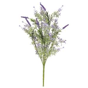 Golden Trumpet & Lavender Spray - 19 In