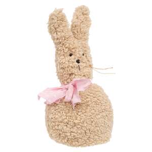 Stuffed Sherpa Andrew Bunny Sitter - 9.5"H