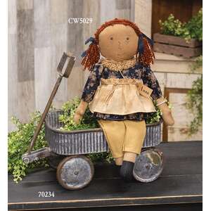 Blue Floral Anna Doll