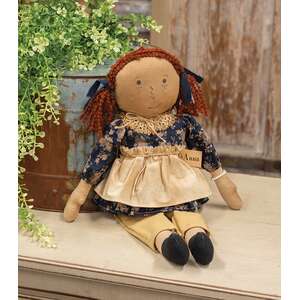 Blue Floral Anna Doll
