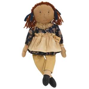 Blue Floral Anna Doll
