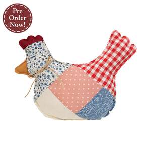 Patchwork Chicken Pillow