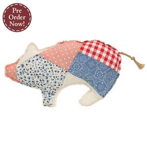 Patchwork Pig Pillow