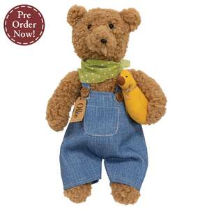 Ollie Overalls Bear Doll with Duck