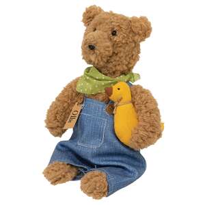 Ollie Overalls Bear Doll with Duck