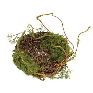 Mossy Twig Bird Nest - 6 In