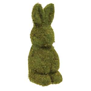 Standing Mossy Bunny - 7 In H