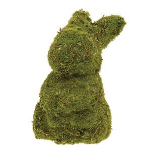 Sitting Mossy Bunny - 4 In H