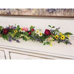Breezy Summer Blooms Garland - 4 Ft.