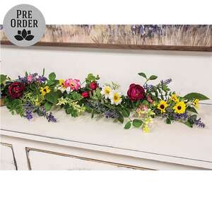 Breezy Summer Blooms Garland - 4 Ft.