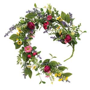 Breezy Summer Blooms Garland - 4 Ft.