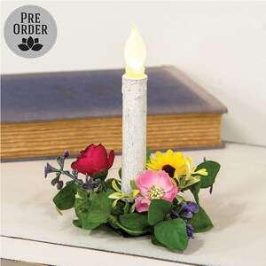 Breezy Summer Blooms Candle Ring - 1.5"