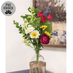 Breezy Summer Blooms Pick - 16"