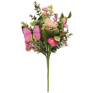 Blushing Butterfly Garden Bush - 19"