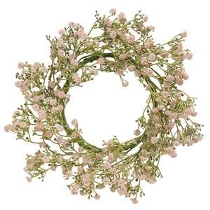 Blushing Blessed Clover Candle Ring - 6-1/2 In