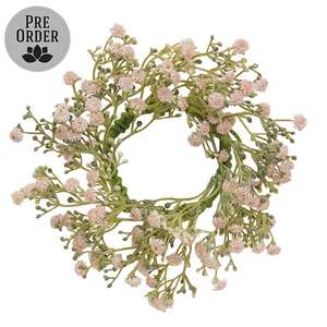 Blushing Blessed Cover Candle Ring - 3-1/2 In