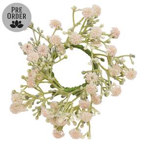 Blushing Blessed Clover Candle Ring - 1-1/2 In