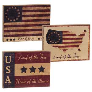 Land of the Free Block, 3 Asstd. #33889