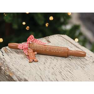Cookies & Cocoa Wooden Rolling Pin