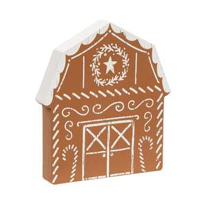 Wooden Gingerbread Farm Equipment Sitter - 3 Asstd.