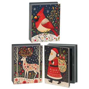 Nordic Winter Night Book Box - 3 Asstd.