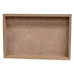 Nordic Santa and Reindeer At Night Box Sign