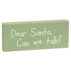 Dear Santa Rectangle Block - 3 Asstd.