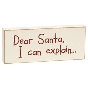 Dear Santa Rectangle Block - 3 Asstd.