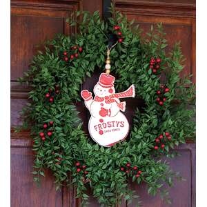 Frosty's Snow Cones Metal Snowman Hanger 60480