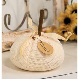 Stuffed Cream Grateful Sweater Pumpkin, 5.5"H CW4041