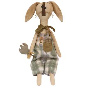 Huck Bunny Doll with Tulip, #CW5033