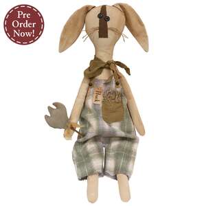 Huck Bunny Doll with Tulip, #CW5033