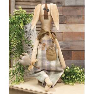 Huck Bunny Doll with Tulip, #CW5033