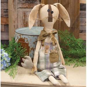 Huck Bunny Doll with Tulip, #CW5033