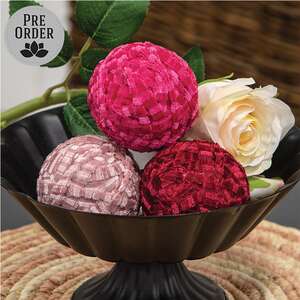 Valentine Chenille Wrapped Bowl Filler - 2.5" - 3 Asstd., CW5069