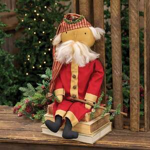 Pajama Santa with Tree - 23"H