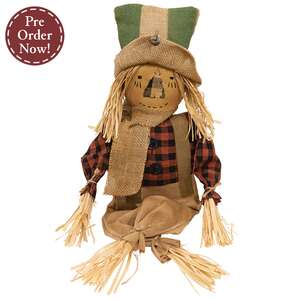 Primitive Scarecrow with Burlap Hat
