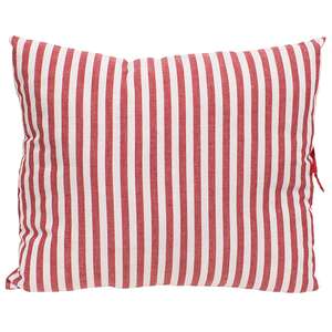 Red Striped Bow Pillow