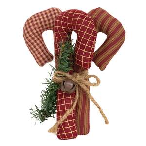 3 Set - Olde Thyme Stuffed Candy Cane Bundle