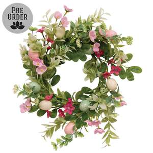 New Growth Blooms & Eggs Candle Ring - 6-1/2 In