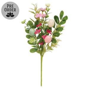 New Growth Blooms & Eggs Pick - 14 In