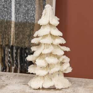 White Sherpa Christmas Tree, 13.5" SR14710362;