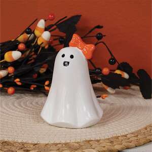 Resin Bow Ghost - 4.75"H