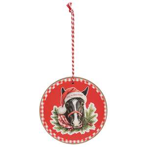 Down on the Farm Round Ornament - 6 Asstd.