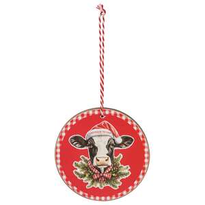 Down on the Farm Round Ornament - 6 Asstd.