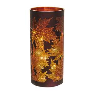Maple Leaf Luminary w/LED Lights