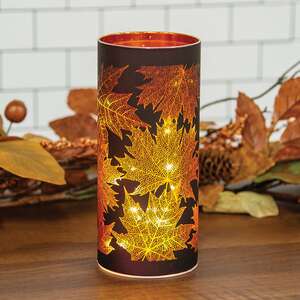 Maple Leaf Luminary w/LED Lights