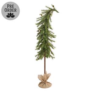 Bendable Luxemburg Pine Tree With Burlap Base - 5 Ft.