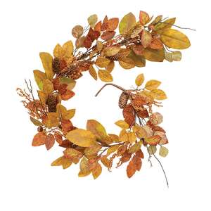 Whispering Fall Leaves Garland - 5 Ft.
