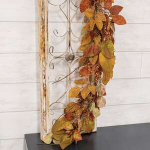 Whispering Fall Leaves Garland - 5 Ft.